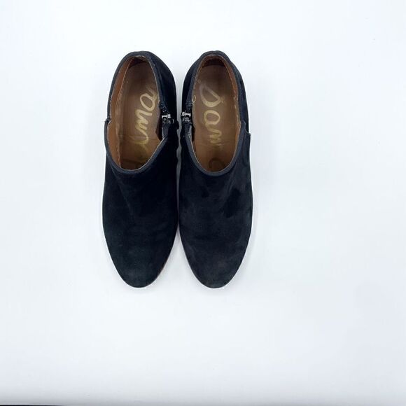 Sam Edelman Petty Black Suede Ankle Boot - Picture 7 of 10